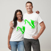 T-shirt Saxophone - Vert (Unisexe)