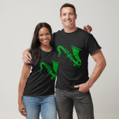 T-shirt Saxophone - Vert gazon (Unisexe)