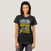 T-shirt Saxophoniste I don't make mistakes when playing th (Devant entier)