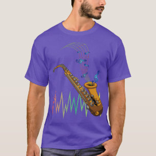 T-shirt Saxophoniste Jazz Music Lover Instrument Saxophone
