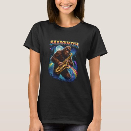 T-shirt Saxsquatch (Devant)
