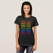 T-Shirt SAY GAY (Devant entier)