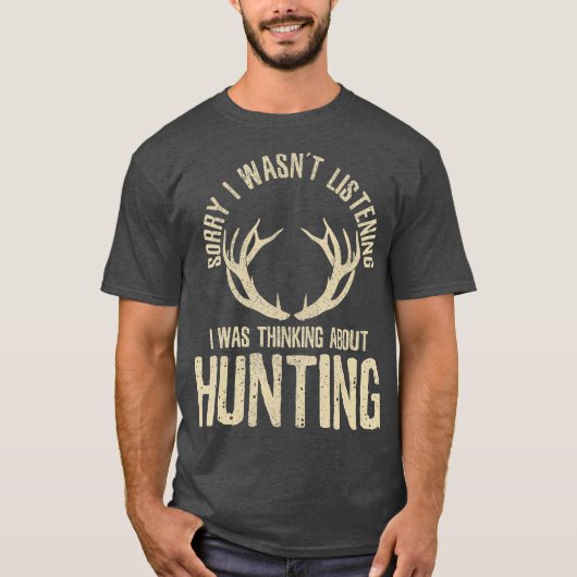 T-shirt Saying Deer Venison (Devant)
