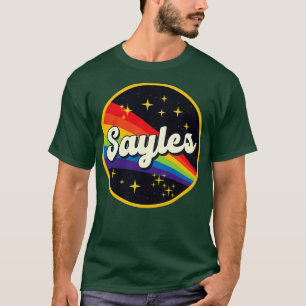 T-shirt Sayles Arc En Arc Dans L'Espace Style Vintage