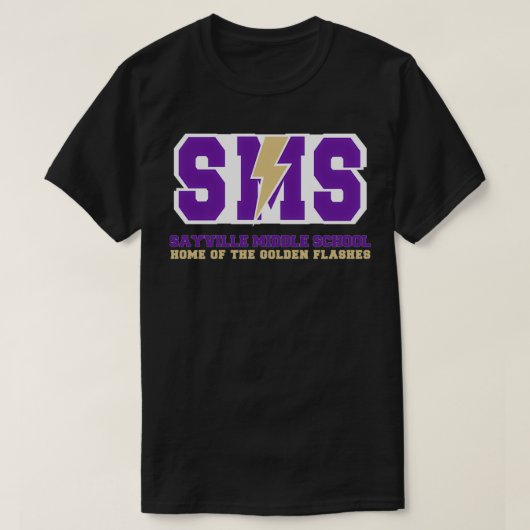 T-shirt Sayville Middle schools (Design devant)