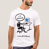 T-shirt sb123, blog (Devant)