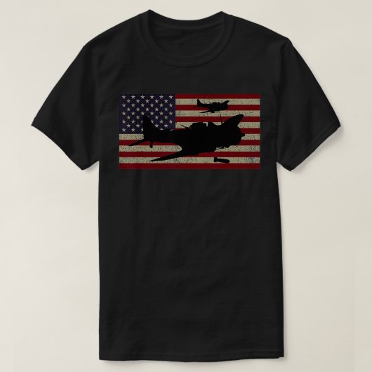T-shirt SBD inlassable 2ÈME GUERRE MONDIALE American Flag (Design devant)