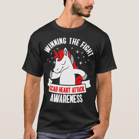 T-shirt SCAD Attaque cardiaque Survivant Sécurité US Guerr (Devant)