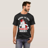 T-shirt SCAD Attaque cardiaque Survivant Sécurité US Guerr (Devant entier)