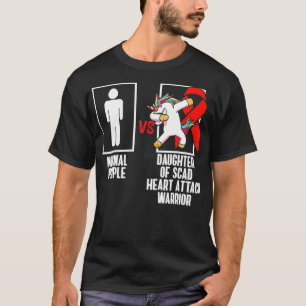 T-shirt SCAD Attaque cardiaque Survivor Copier US Guerrier