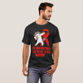 T-shirt SCAD Coeur Attaque Survivante Traitement US Warrio (Devant entier)