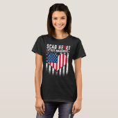 T-shirt SCAD Heart Attack Survivor Recovery Warrior Award (Devant entier)