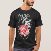 T-shirt SCAD Heart Attack Survivor Ribbon Warrior Awarenes (Devant)