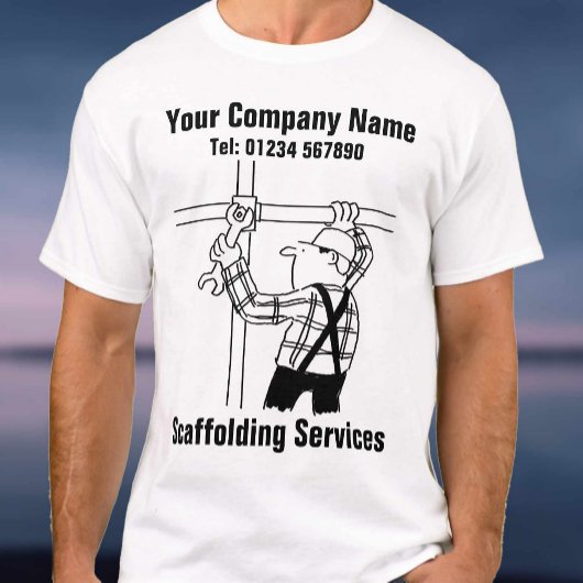 T-shirt Scaffer Services d'échafaudage Entreprise Vêtement