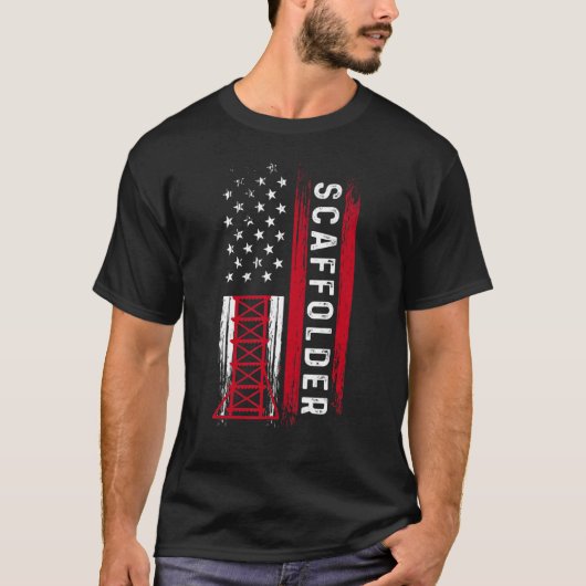 T-shirt Scaffolder Mentoring Scaffold Builder échafaudage (Devant)