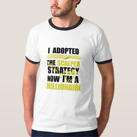 T-shirt Scalper Millionaire (Devant)