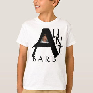 T-shirt scan0003, A, U, N, T, B A R B