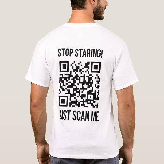 T-shirt Scan Me : Faites Ce Qui Rend Votre Âme Heureuse (Dos)