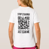 T-shirt Scan Me : Faites Ce Qui Rend Votre Âme Heureuse (Dos)