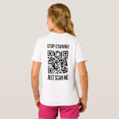T-shirt Scan Me QR Code : Créez votre avenir (Dos entier)