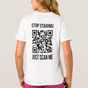 T-shirt Scan Me QR Code : Créez votre avenir