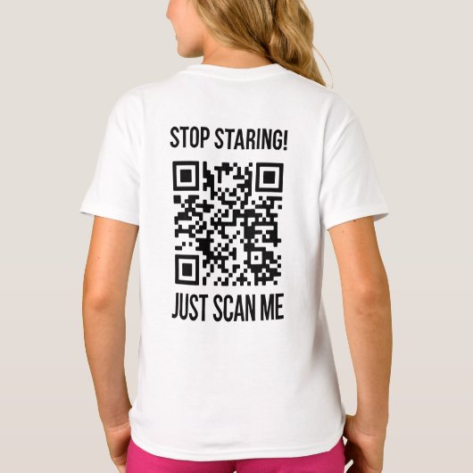 T-shirt Scan Me QR Code : Créez votre avenir (Dos)