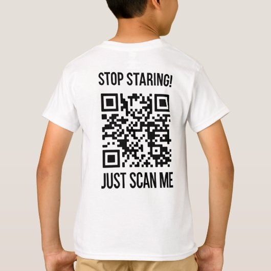 T-shirt Scan Me QR Code : Créez votre avenir (Dos)