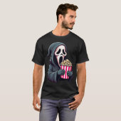 T-shirt Scandale Ghostface - Regardons Des Films Effrayant (Devant entier)