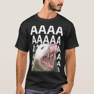 T-shirt Scandale Possum Aaaa Cute Opossum Dank Meme Men