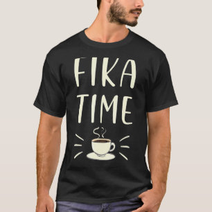T-shirt Scandinave Coffee Break On A Du Café