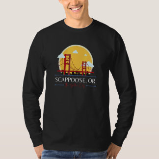 T-shirt Scappoose OR Golden Gate Bridge Bad Geography Stup