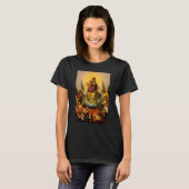 T-shirt Scapulaire de Notre-Dame du Mont Carmel Brown Mt (Devant entier)