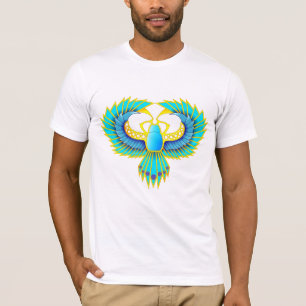 T-shirt Scarab bleu