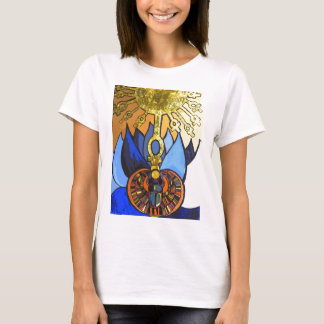 T-shirt Scarab Blue Lotus Aten