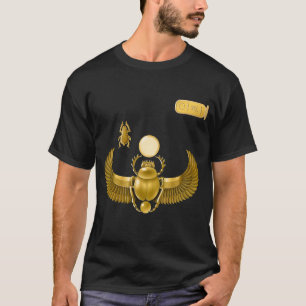 T-shirt Scarab égyptien doré
