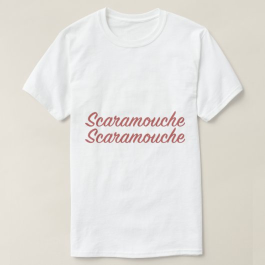 T-shirt scaramouche (Design devant)