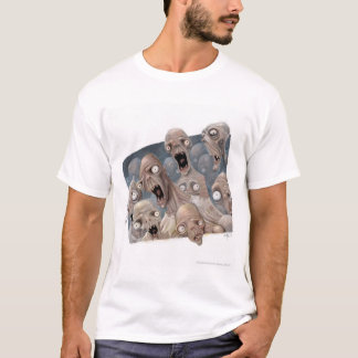 T-shirt scared_zombies