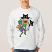 T-shirt Scaredy Cat Halloween (Devant)