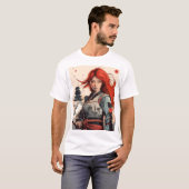 T-shirt Scarlet Blossom Samurai (Devant entier)