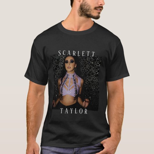 T-shirt Scarlett Taylor "Black and Blue" (Devant)
