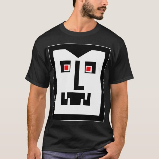 T-shirt Scary Cyborg Vampire Bot - Customisé (Devant)