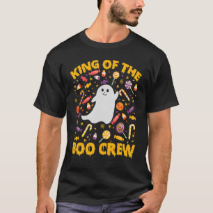 T-shirt Scary Ghost King Of The Boo Crew Costume Halloween