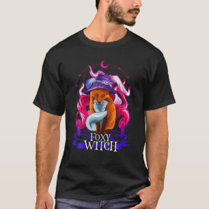 T-shirt Scary Halloween Foxy sorcier Casquette sorcier et
