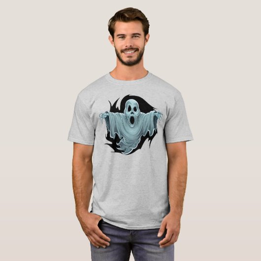 T-shirt Scary Haunting Ghost (Devant entier)