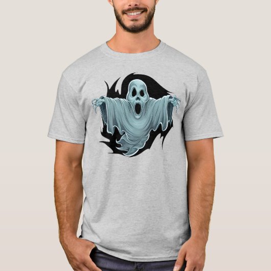T-shirt Scary Haunting Ghost (Devant)