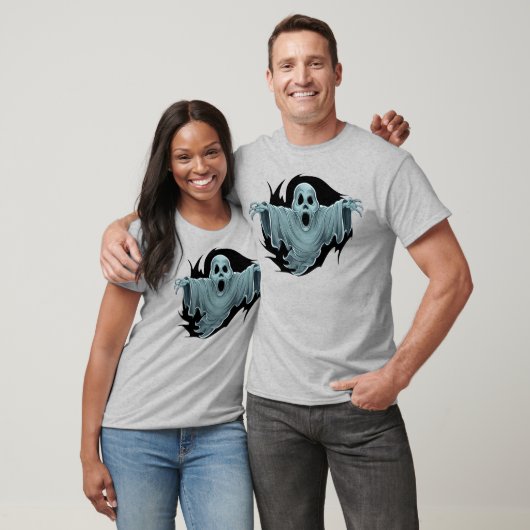 T-shirt Scary Haunting Ghost (Unisexe)
