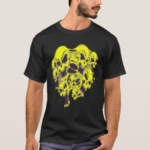 T-shirt Scary hurler fusionné Skulls Best of Graphic