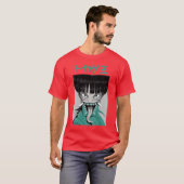 T-shirt Scary japanese anime face Scary japanese anime fac (Devant entier)