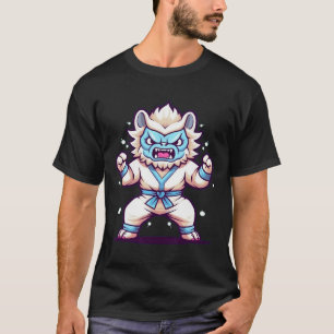 T-shirt Scary Martial Arts Fighter Karate Boxer Comt Kung