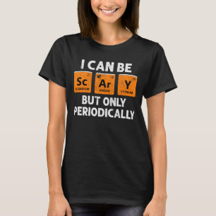 T-shirt Scary (Sc-Ar-Y) Science Périodique Halloween Pun